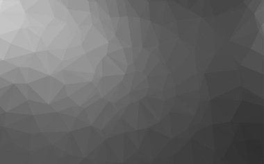 Üçgen sembollü renkli ve soyut bir illüstrasyon. Yepyeni tasarım