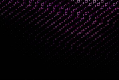 Kristalleri, dikdörtgenleri olan koyu pembe vektör deseni.