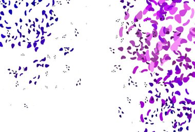 Soyut biçimlere sahip hafif Mor vektör arkaplanı.