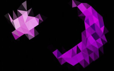 çokgen biçiminde soyut vektör deseni 