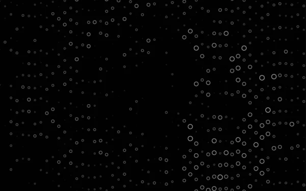 Векторный Фон Точками Иллюстрация Множеством Абстрактных Кругов Шаблон Сайтов — стоковый вектор