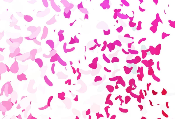 Ανοιχτό Ροζ Διανυσματικό Μοτίβο Χαοτικά Σχήματα — Διανυσματικό Αρχείο