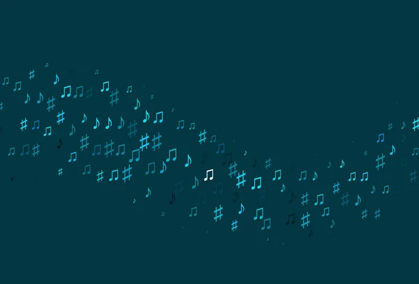 Modèle Vectoriel Avec Symboles Musicaux — Image vectorielle