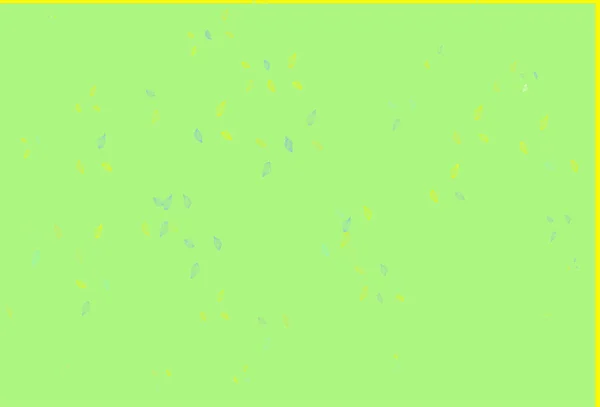 Light Green Yellow Vector Sketch Texture — Stock Vector