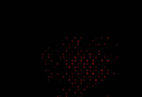 Couverture Vectorielle Rouge Foncé Avec Symboles Jeu — Image vectorielle