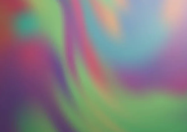 Verschwommene Kurven Farbenfrohe Abstrakte Illustration Mit Farbverlauf Brandneues Design — Stockvektor