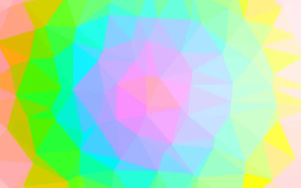Πολύχρωμη Αφηρημένη Απεικόνιση Τριγωνικά Σύμβολα Ολοκαίνουργιο — Διανυσματικό Αρχείο