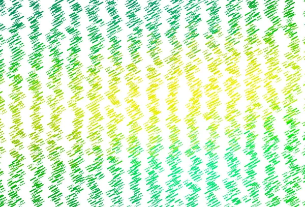 Светло Зеленая Желтая Векторная Компоновка Плоскими Линиями — стоковый вектор