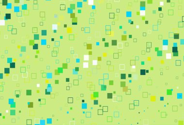 Açık Yeşil, kristalli, dikdörtgenli sarı vektör deseni.