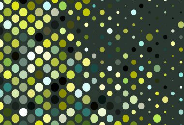 Koyu yeşil, benekli sarı vektör kapağı.