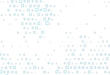 Dairesel benekli hafif Mavili vektör düzeni, küpler.