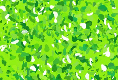 Rastgele biçimlerde açık yeşil vektör dokusu.