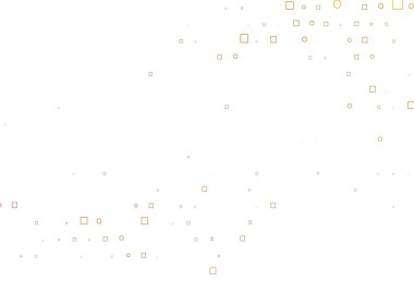 Açık Sarı, daireli turuncu vektör arkaplanı, dikdörtgenler.