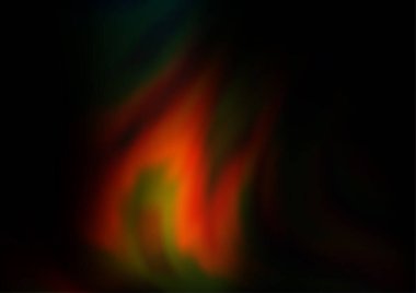 Soyut sıvı şekilli vektör çizimi. Renkli arkaplan ve gradyan