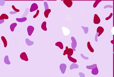 Pembe ve beyaz kedilerle kusursuz bir desen. vektör illüstrasyonu