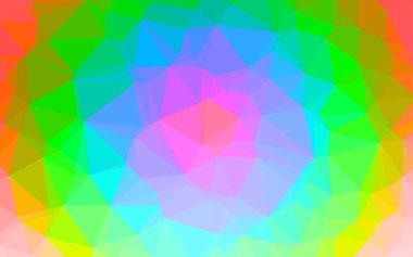 çokgen biçiminde soyut vektör deseni 