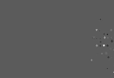 Açık Gümüş, iskambil kağıtlı gri vektör dokusu.