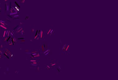 Dar çizgileri olan hafif Mor vektör deseni.