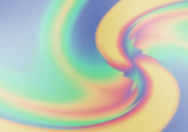 Soyut sıvı şekilli vektör çizimi. Renkli arkaplan ve gradyan