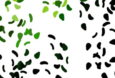 Karmaşık şekilli açık yeşil vektör deseni.