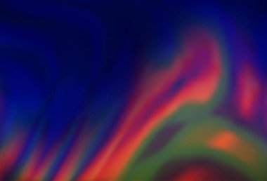 Soyut sıvı şekilli vektör çizimi. Renkli arkaplan ve gradyan