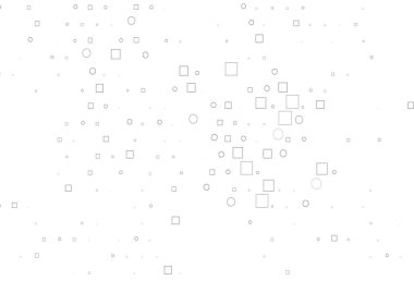 Açık Gümüş, gri vektör arkaplanı noktalı, noktalı, küplü.