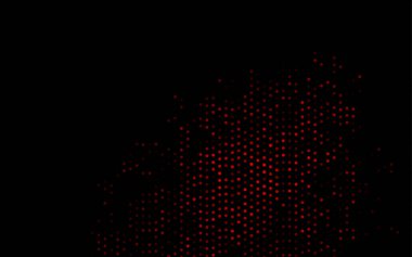 Noktalı siyah vektör arkaplanı. Soyut çemberlerin oluşturduğu bir resim. 