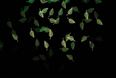 Koyu yeşil, sarı vektör el boyalı doku.