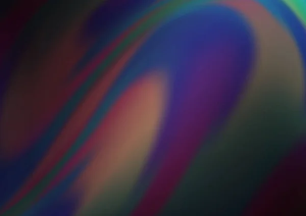 抽象的な液体形状のベクトルイラスト グラデーションと明るいカラフルな背景 — ストックベクタ