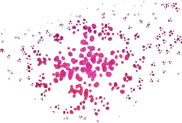 Açık Pembe vektör desenli çizgiler, ovaller.