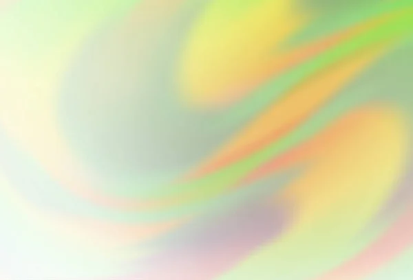 Vert Clair Vecteur Jaune Abstrait Fond Flou — Image vectorielle