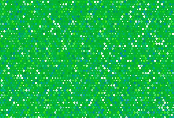 Bleu Clair Fond Vectoriel Vert Avec Des Points — Image vectorielle