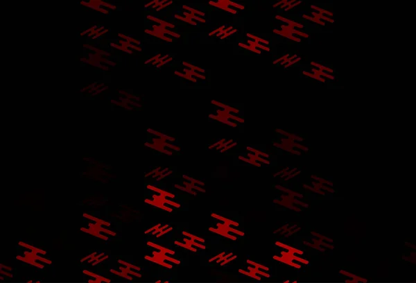 Dark Red Vector Background Straight Lines — Stock Vector