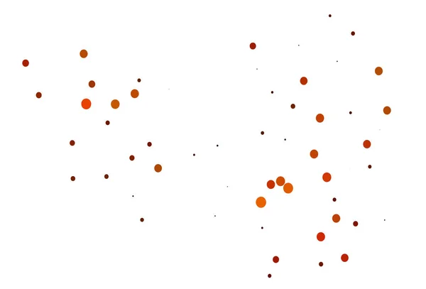 Padrão Vetor Laranja Claro Com Esferas —  Vetores de Stock