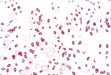 Küreli açık pembe vektör deseni.