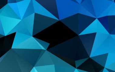 çokgen biçiminde soyut vektör deseni 