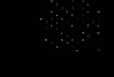 Daireli, dikdörtgenli koyu siyah vektör şablonu.