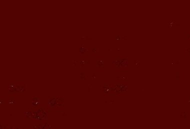 Dairesel şekilli Açık Turuncu vektör düzeni.