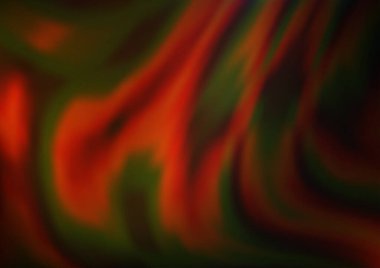 Soyut sıvı şekilli vektör çizimi. Renkli arkaplan ve gradyan