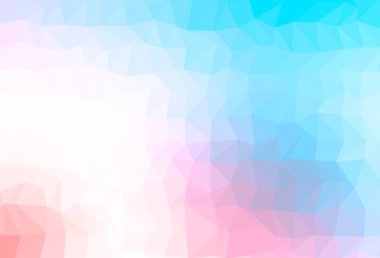 çokgen biçiminde soyut vektör deseni 