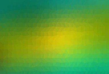 Açık Yeşil, Sarı vektör çokgen arkaplan.