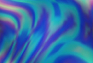 Soyut sıvı şekilli vektör çizimi. Renkli arkaplan ve gradyan