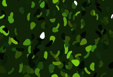 Açık Pembe, rastgele biçimlerde yeşil vektör dokusu.