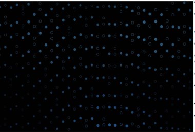 Kabarcıklı koyu mavi vektör arkaplanı.