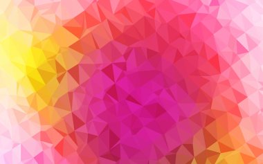 çokgen biçiminde soyut vektör deseni 