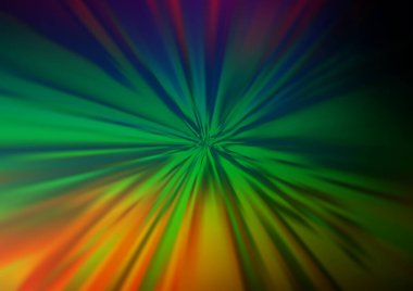 Soyut sıvı şekilli vektör çizimi. Renkli arkaplan ve gradyan