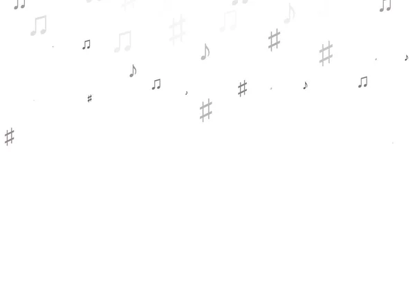 Modèle Vectoriel Rouge Clair Jaune Avec Symboles Musicaux — Image vectorielle