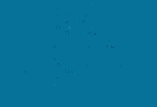 Светло Синий Векторный Фон Кругами Прямоугольниками — стоковый вектор