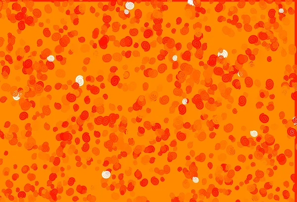 Modèle Vectoriel Orange Clair Avec Rubans Pliés — Image vectorielle