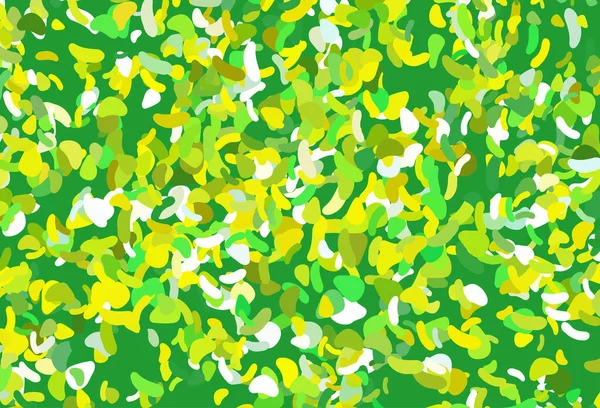 Ανοιχτό Πράσινο Κίτρινο Διανυσματικό Υπόβαθρο Αφηρημένες Μορφές — Διανυσματικό Αρχείο